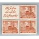 ALEMANIA OCCIDENTAL BERLIN 1949 ZUSAMMENDRUCKE CUADRO DE ESTAMPILLAS NUEVAS MINT